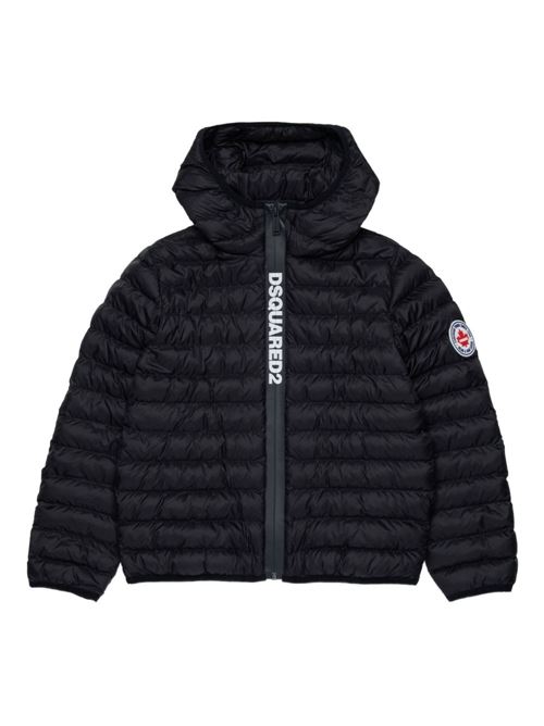 Capospalla unisex bambino Dsquared2 nero Dsquared Kids | DQ3232D0ABCDQ900